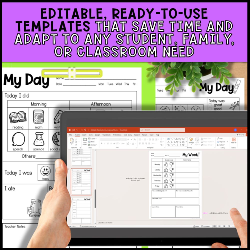 Special Education Teacher Kit - Data Sheets Template