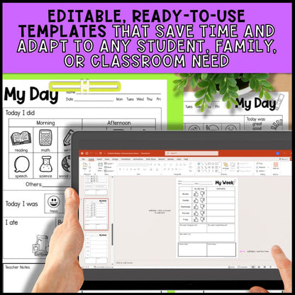 Special Education Teacher Kit - Data Sheets Template