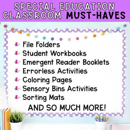 special education classroom essentials mega bundle and so much more