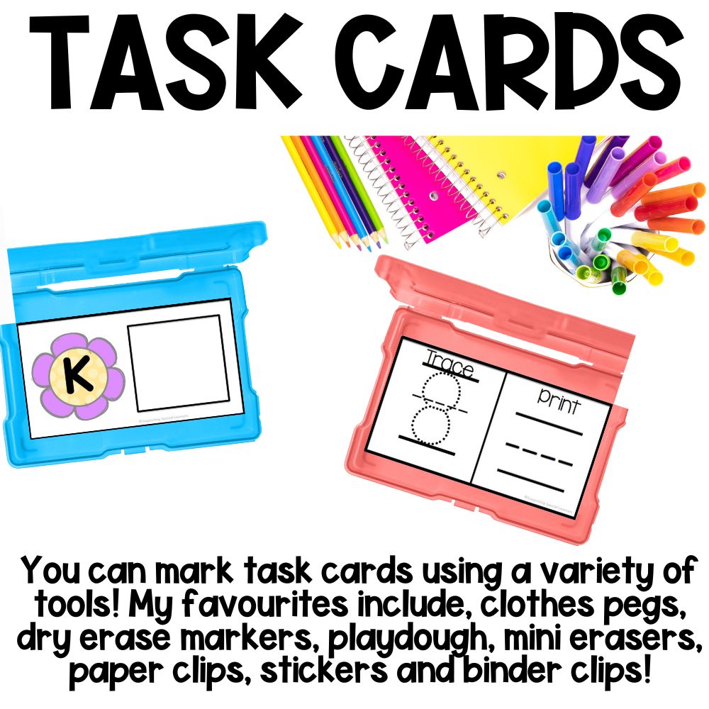 spring task boxes boom cards task cards