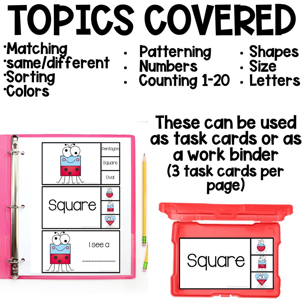 spring task boxes boom cards topics covered