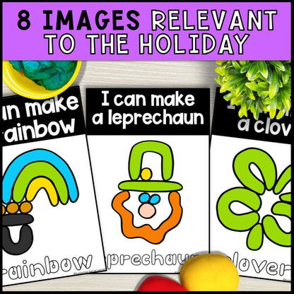 St. Patrick's Day Playdough Mats: Counting Using Ten Frame