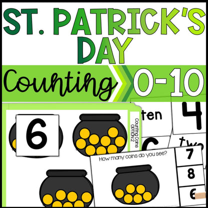 st patricks day counting 0 to 10 cover