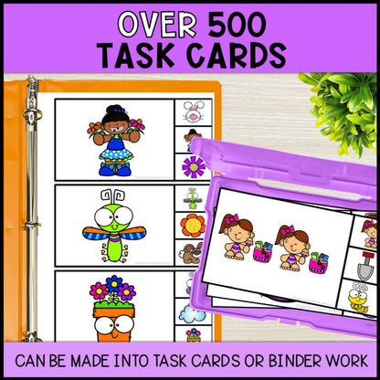 summer task boxes boom cards over 500 task cards