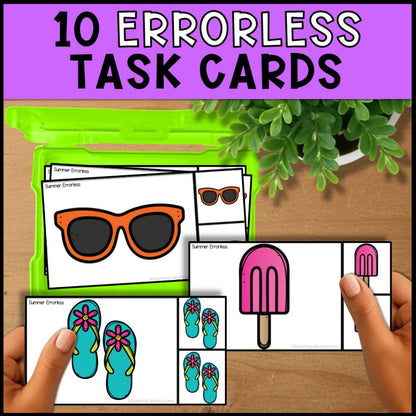 Summer Errorless Learning - Errorless File Folders & Task Boxes