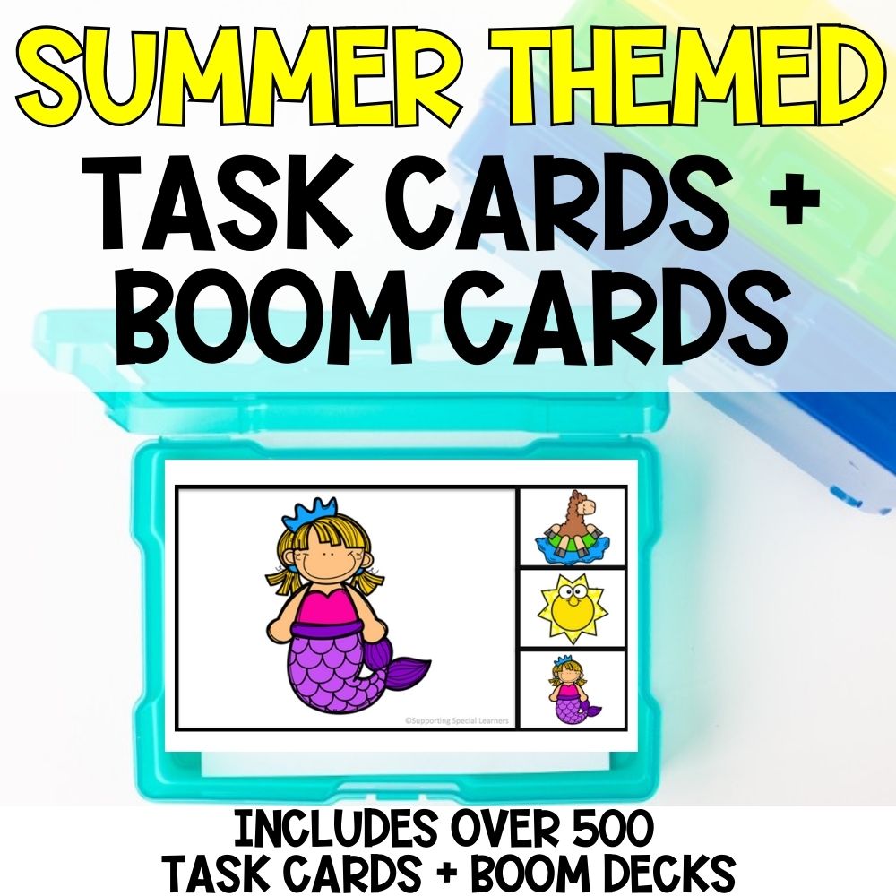 summer task boxes boom cards cover