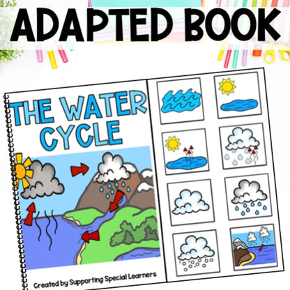 the water cycle activities adapted book