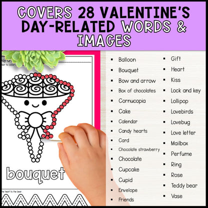 Valentine's Day Centers Bundle - Fine Motor Activities & Worksheets