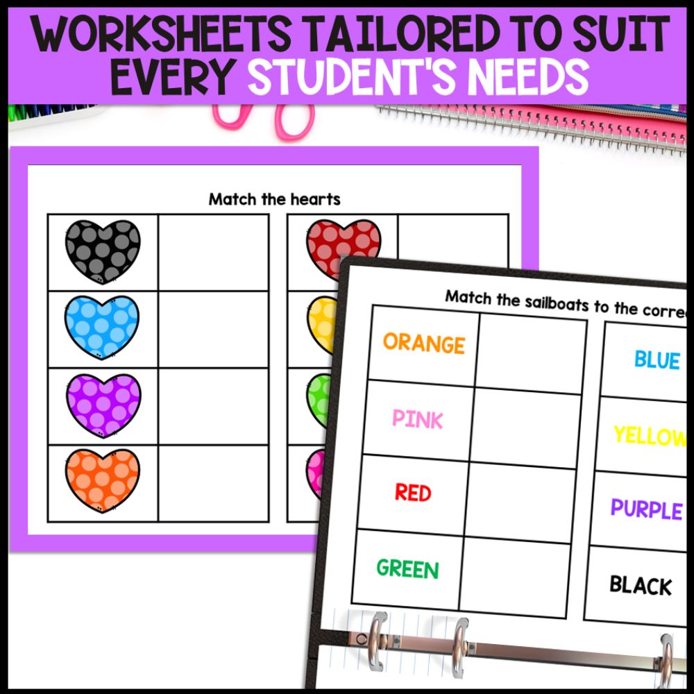 valentines day morning work binder worksheets for every student