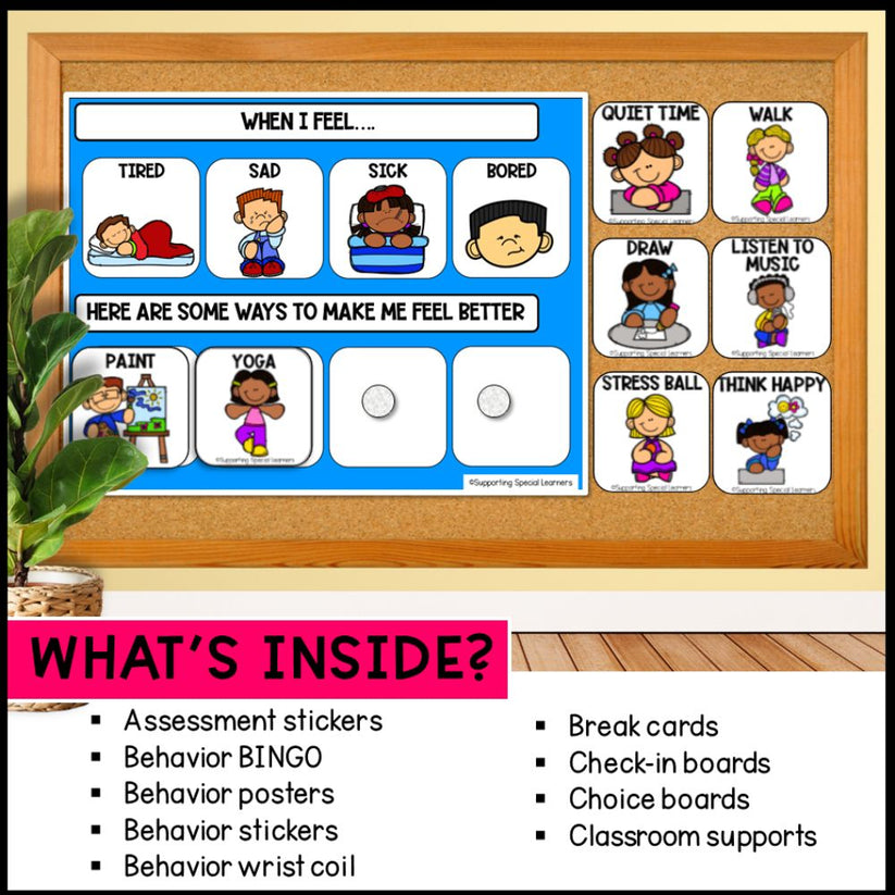 Visuals and Behavior Supports: Self Regulation - Special Ed