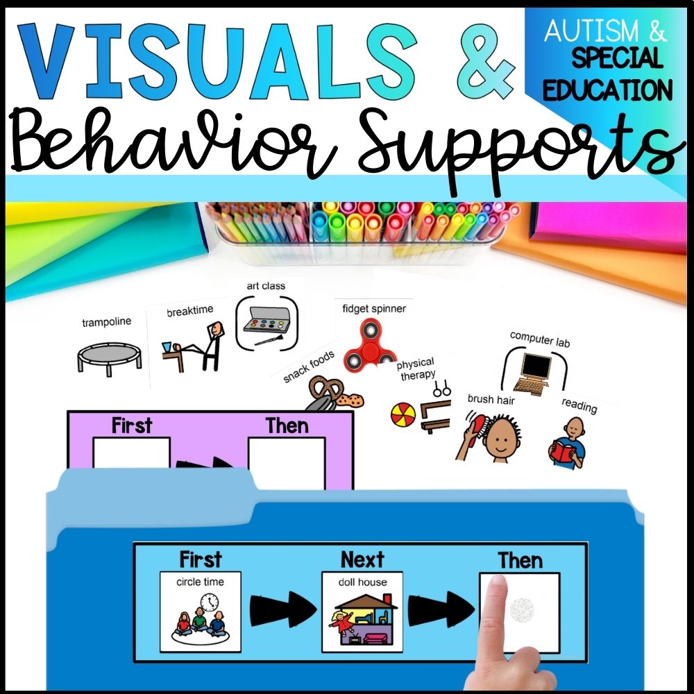 Behaviour Support Drawing Visuals and Behavior Supports: Self Regulation - Special Education
