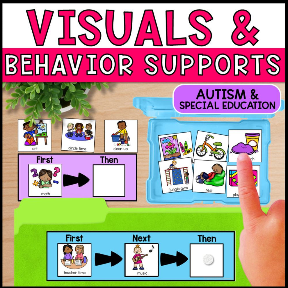 Behaviour Support Drawing Visuals and Behavior Supports: Self Regulation - Special Ed