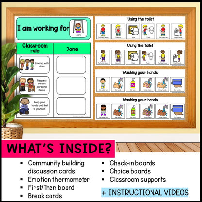 Visuals and Behavior Supports: Self Regulation - Special Education
