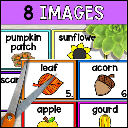 write the room activities fall theme - special education 8 images