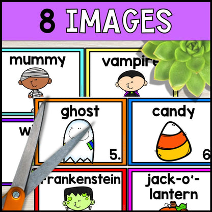 write the room activities halloween - special education 8 images