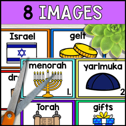 write the room activities hanukkah - special education 8 images