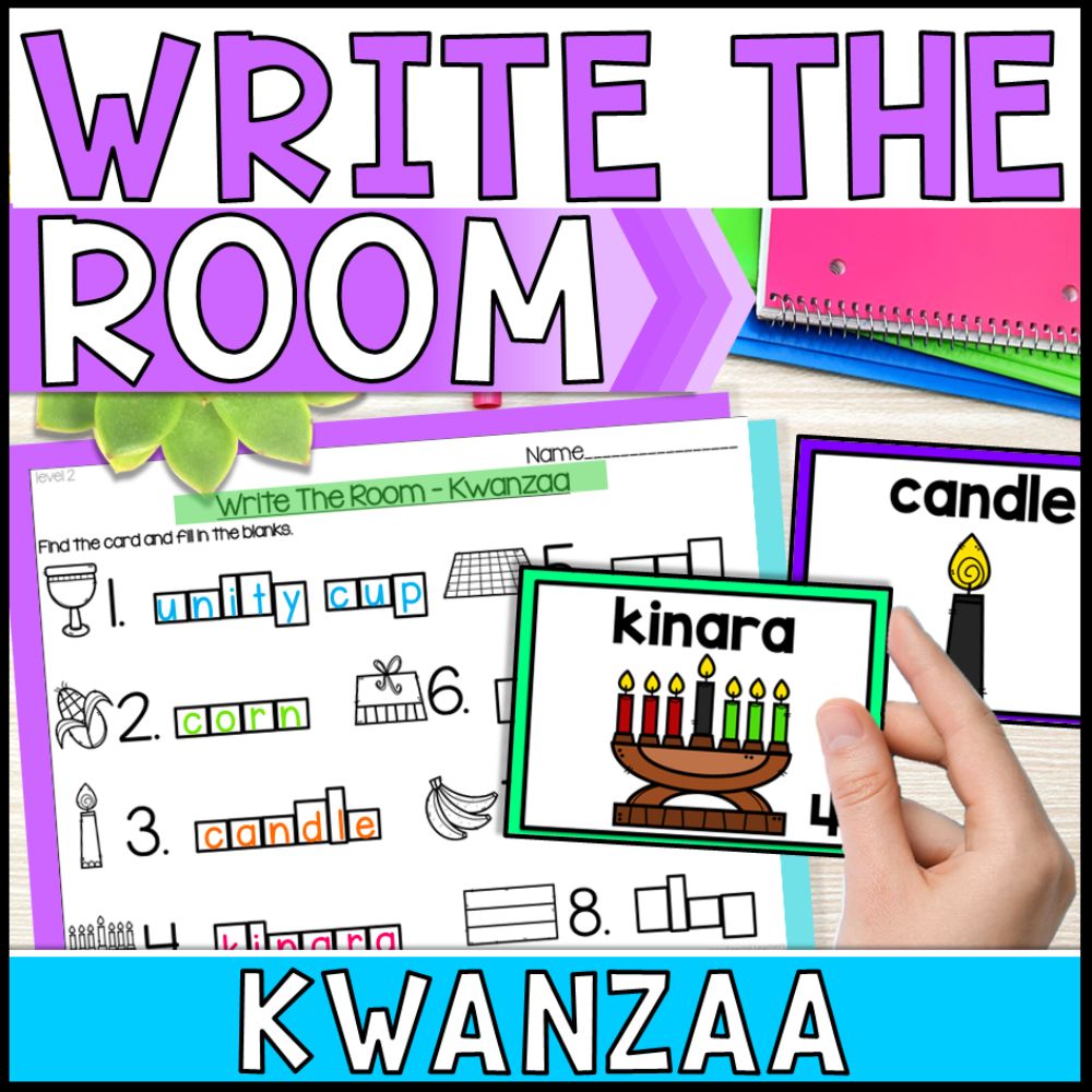 write the room activities kwanzaa - special education cover