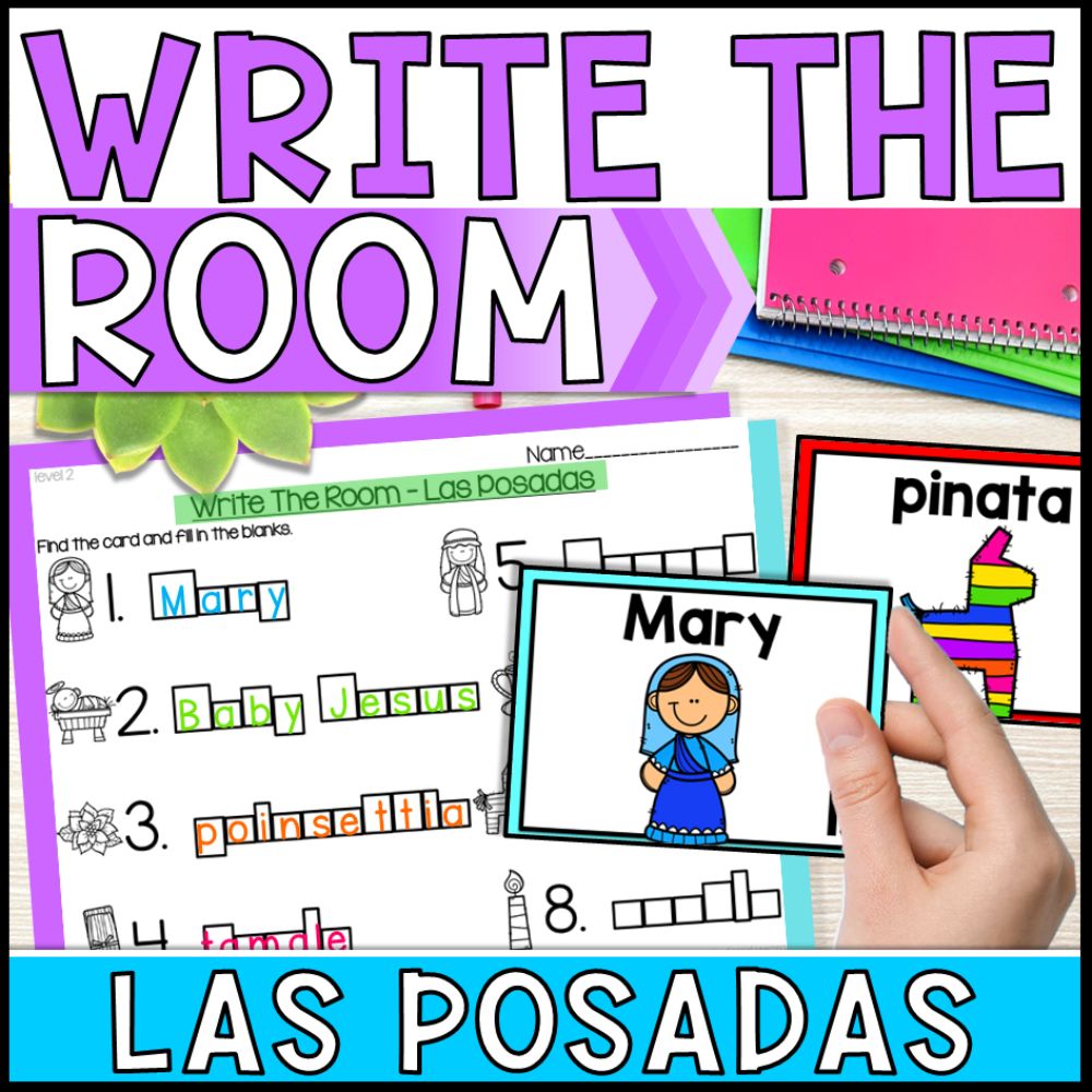 write the room activities las posadas - special education cover