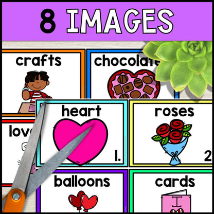 write the room activities valentines day - special education 8 images