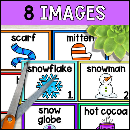 write the room activities winter theme - special education 8 images