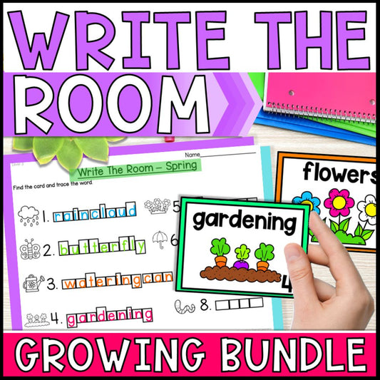 Write The Room Growing Bundle for Kindergarten and Special Education