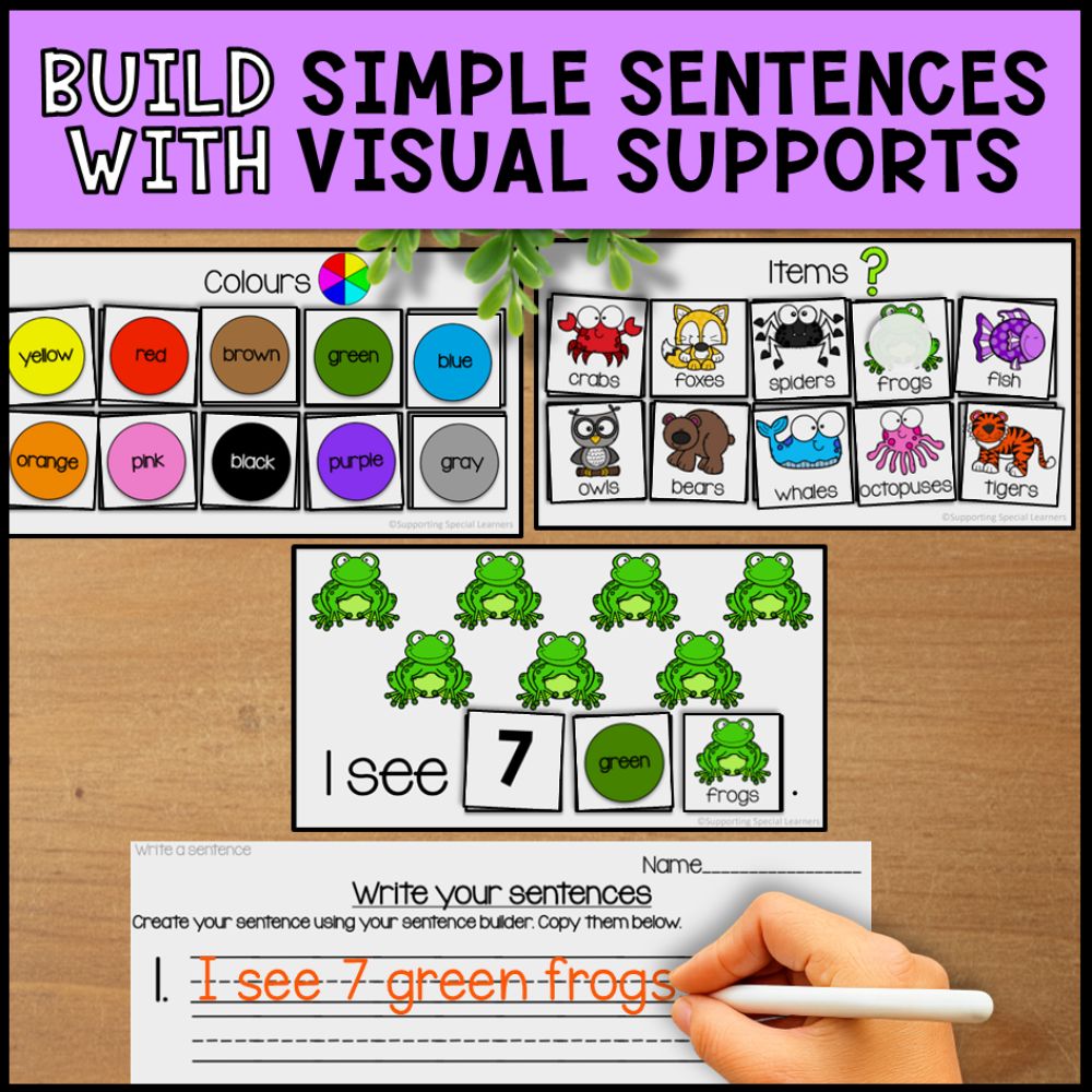 Writing Simple Sentences and Sentence Structure
