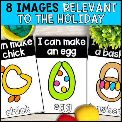 easter playdough mats 8 images relevant to the holiday