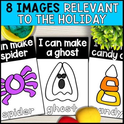 halloween playdough mats 8 images relevant to the holiday